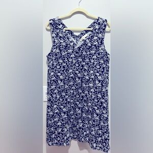 Loft linen swing dress